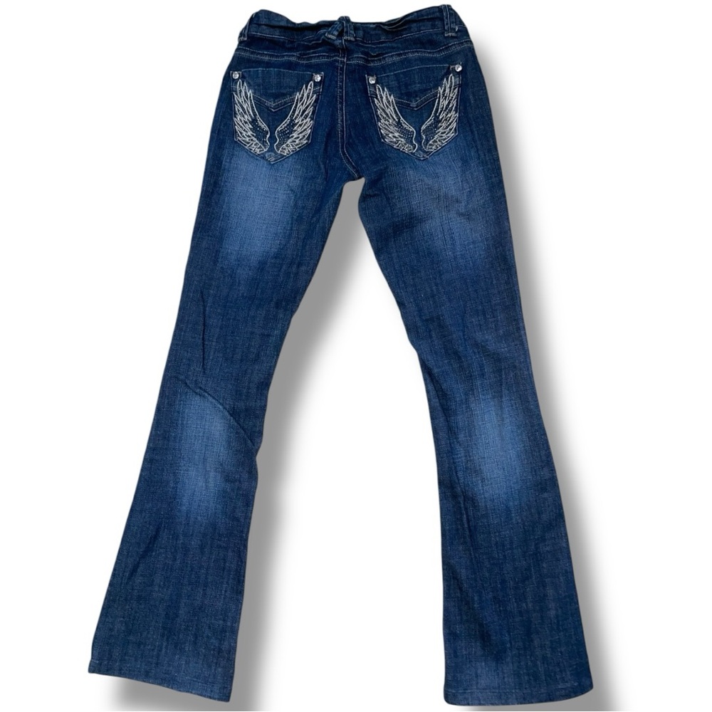 XXI Premium Denim Angel Wing Embroidered Bootcut Jeans - Size 24 (US 0)